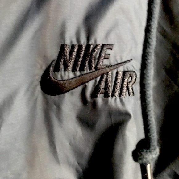 Nike Air Windbreaker Fall Jacket Men’s Black Zip Up Size XL - Picture 9 of 12